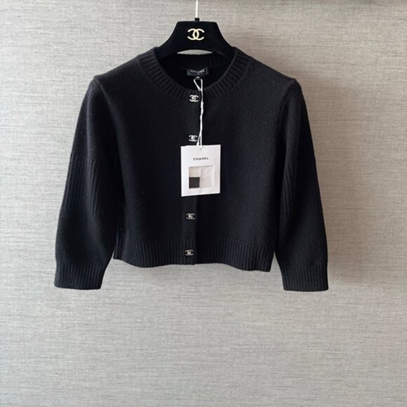 Chanel black Cardigan Size 36 - Picture 2 of 7